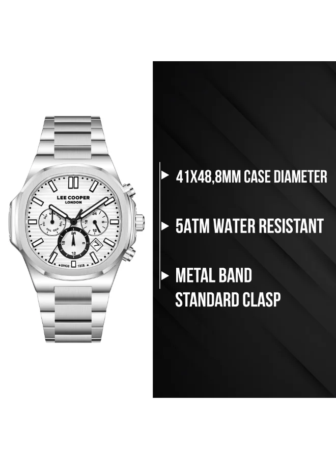 Lee Cooper  Men's METAL Multi Function Watch LC08272.330 - 41X48,8 mm for Men | Best Price UAE